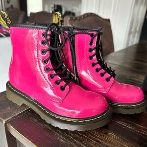 Dr. Martens air wair hot pink boot